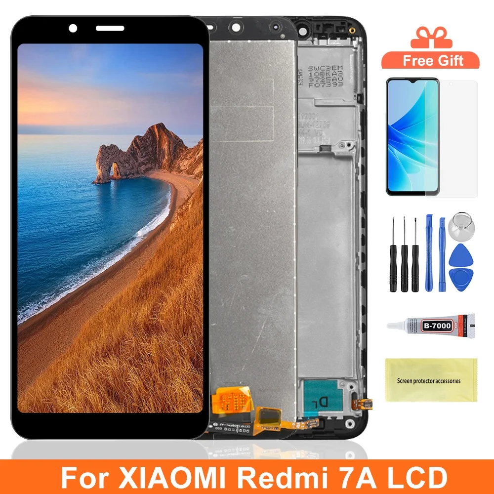 Xiaomi Redmi 7A Ekran Dokunmatik Orijinal Çıtasız Ürün (Çerçevesiz)