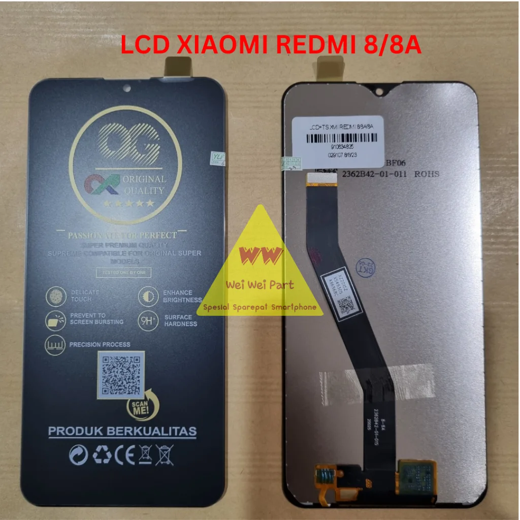Xiaomi Redmi 8 Ekran Dokunmatik Orijinal Çıtasız Ürün (Çerçevesiz)