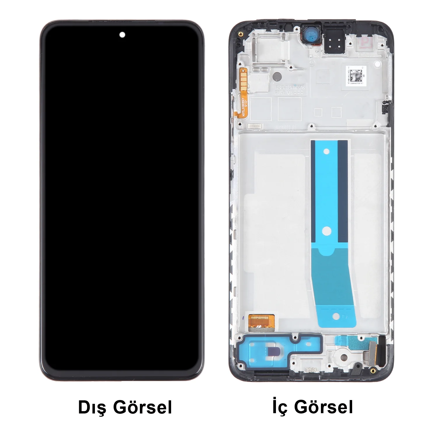 Xiaomi Redmi 9 Çıtalı Ekran Dokunmatik Siyah Orijinal