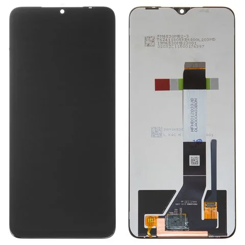 Xiaomi Redmi 9T/Redmi Poco M3 Çıtalı Ekran Dokunmatik Siyah Orijinal