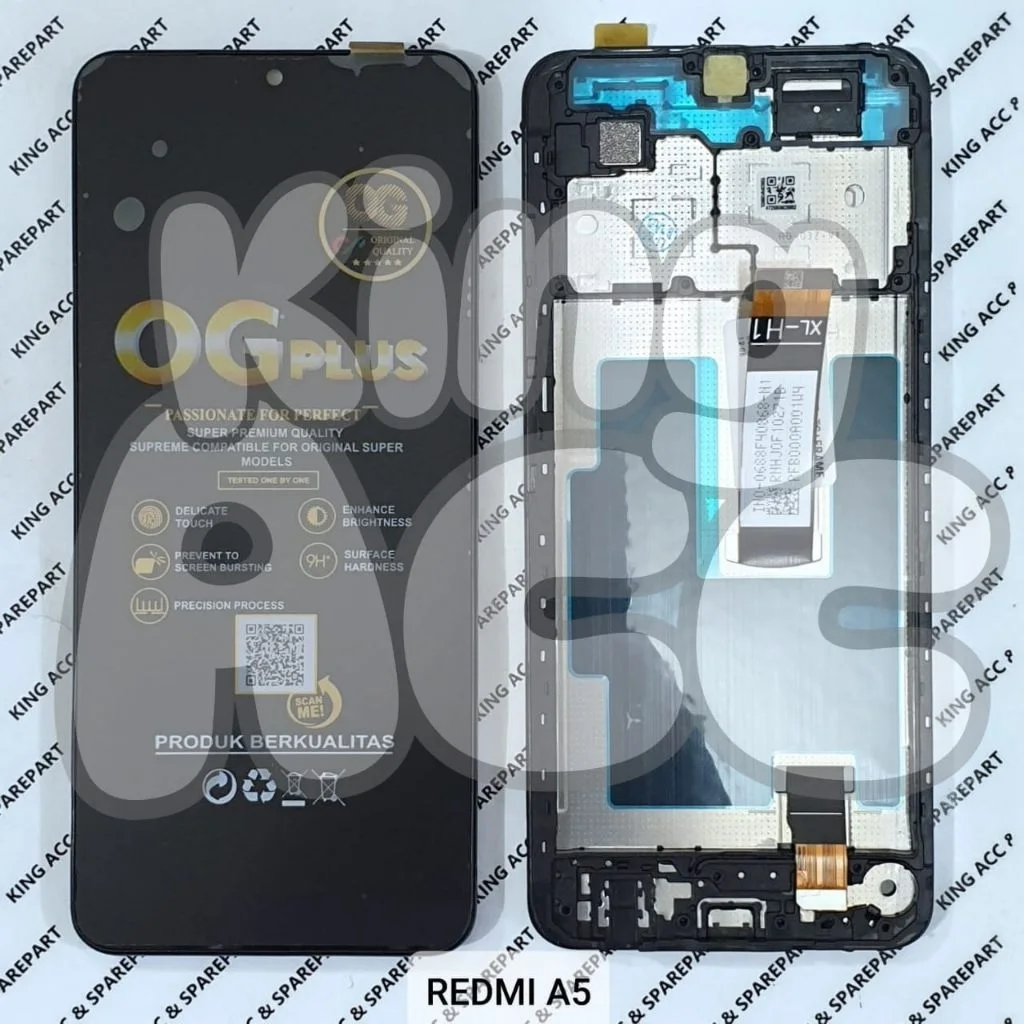 Xiaomi Redmi A5 Çıtalı Ekran Dokunmatik Siyah Orijinal