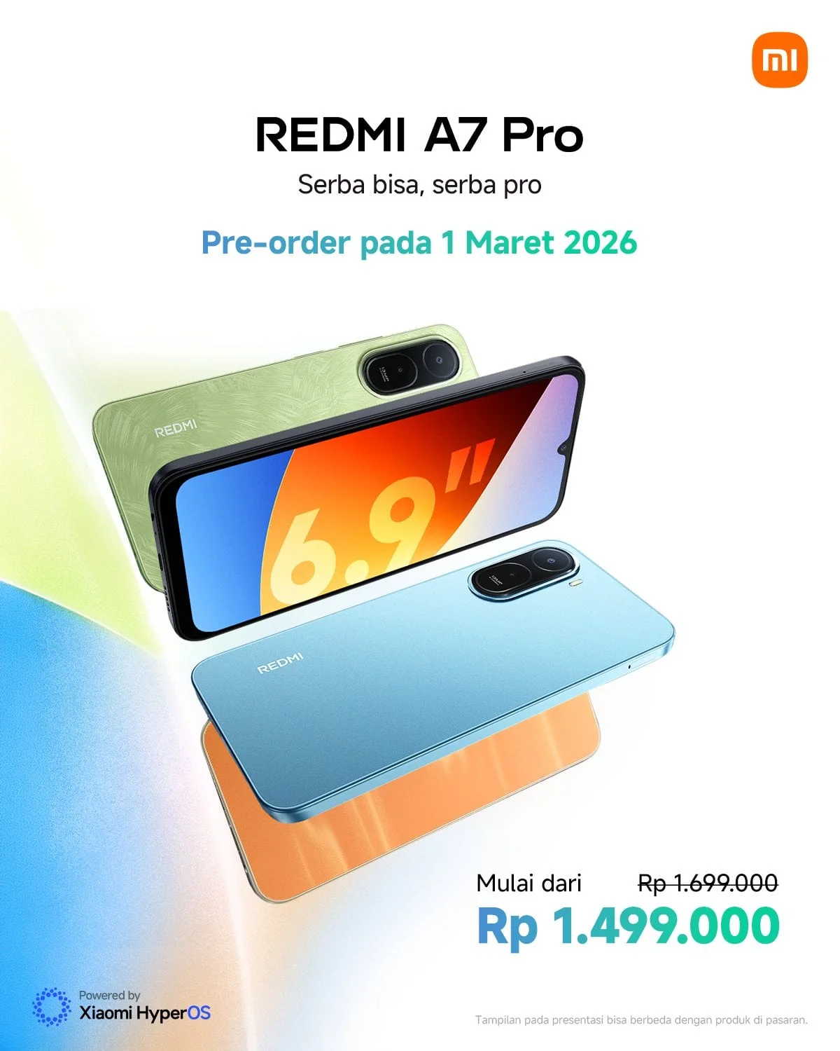 Xiaomi Redmi A7 Pro Ekran Dokunmatik Orijinal Çıtasız Ürün (Çerçevesiz)