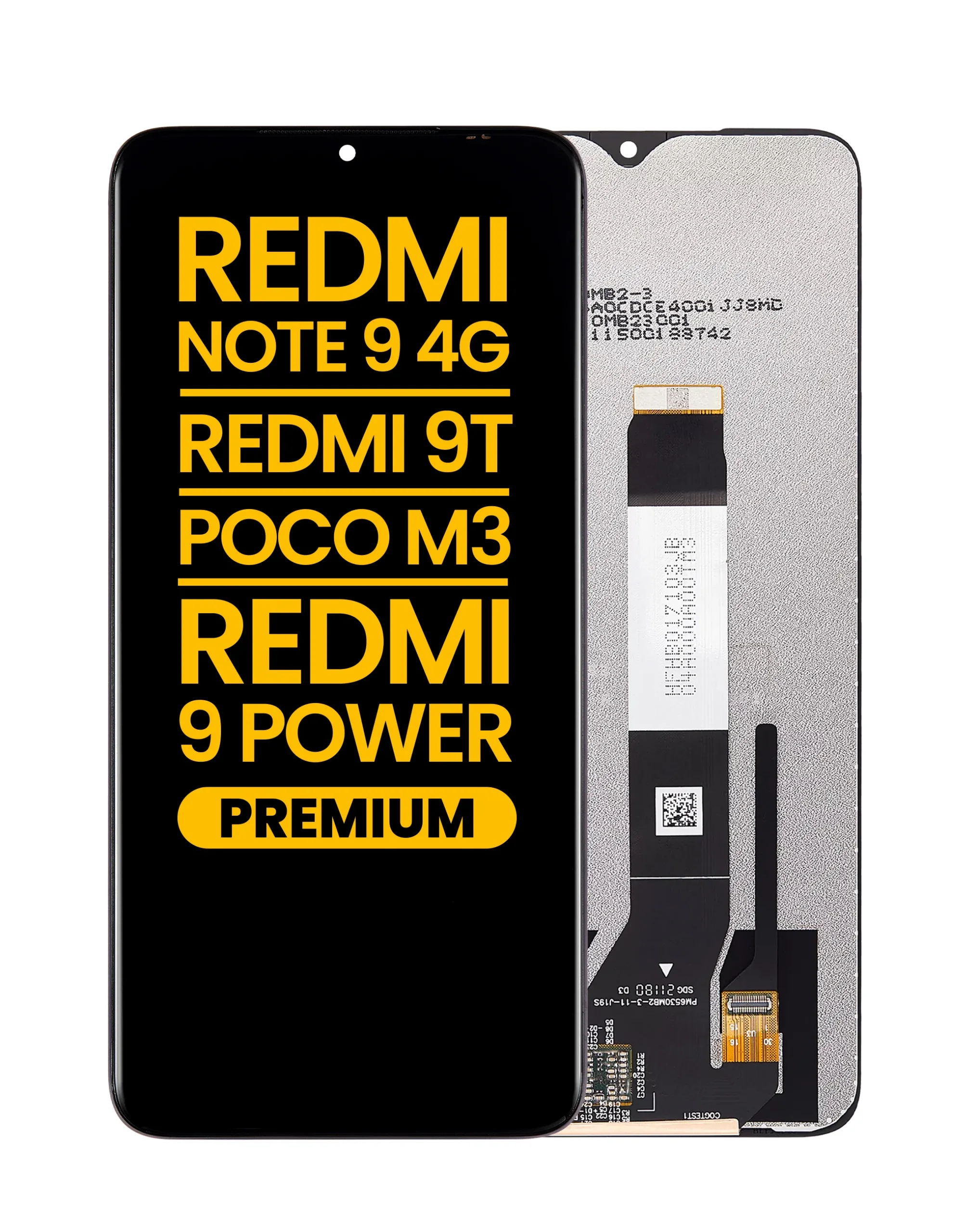 Xiaomi Redmi Note 9T Ekran Dokunmatik Orijinal Çıtasız Ürün (Çerçevesiz)