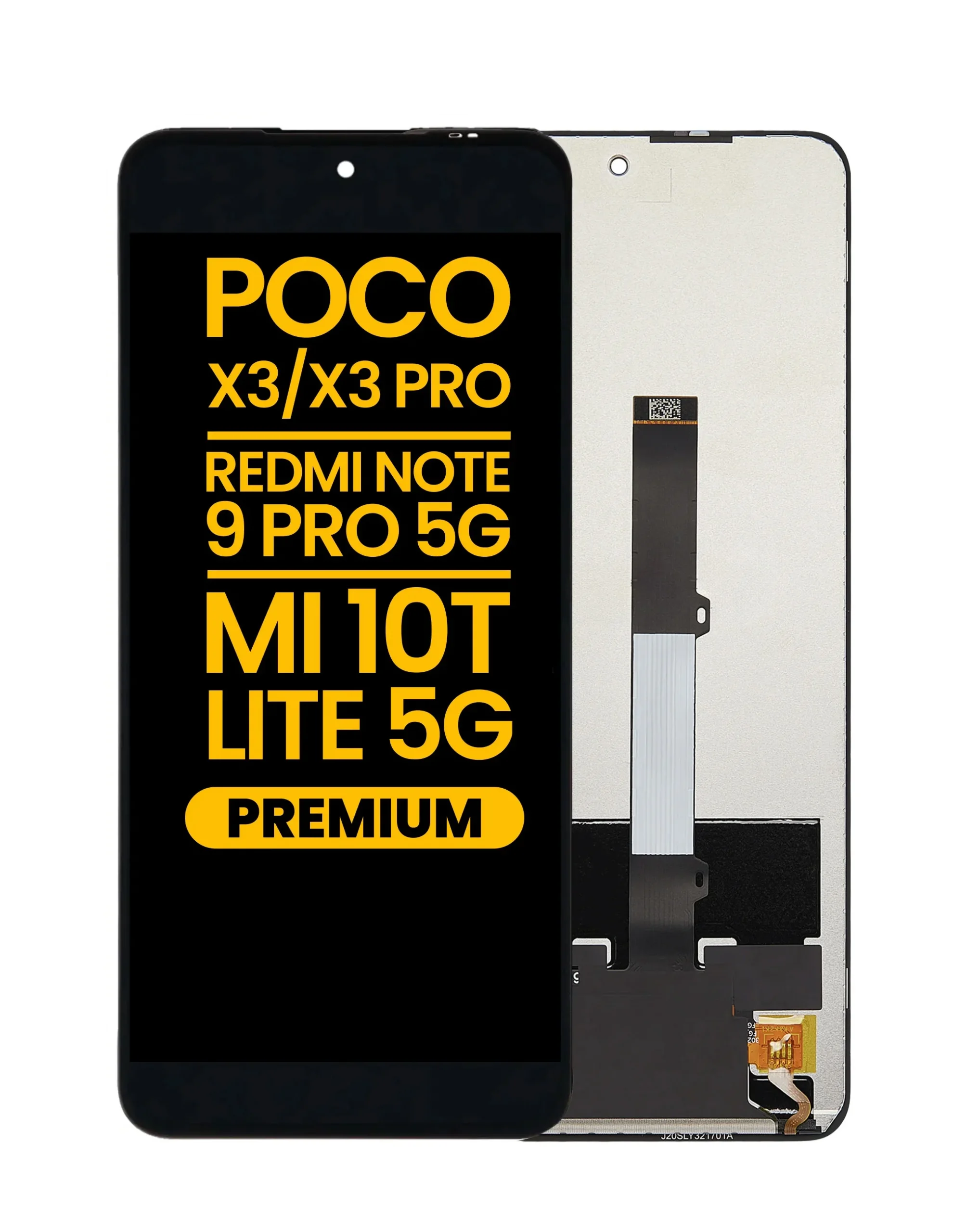 Xiaomi Redmi Poco X3 Ekran Dokunmatik Orijinal Çıtasız Ürün (Çerçevesiz)