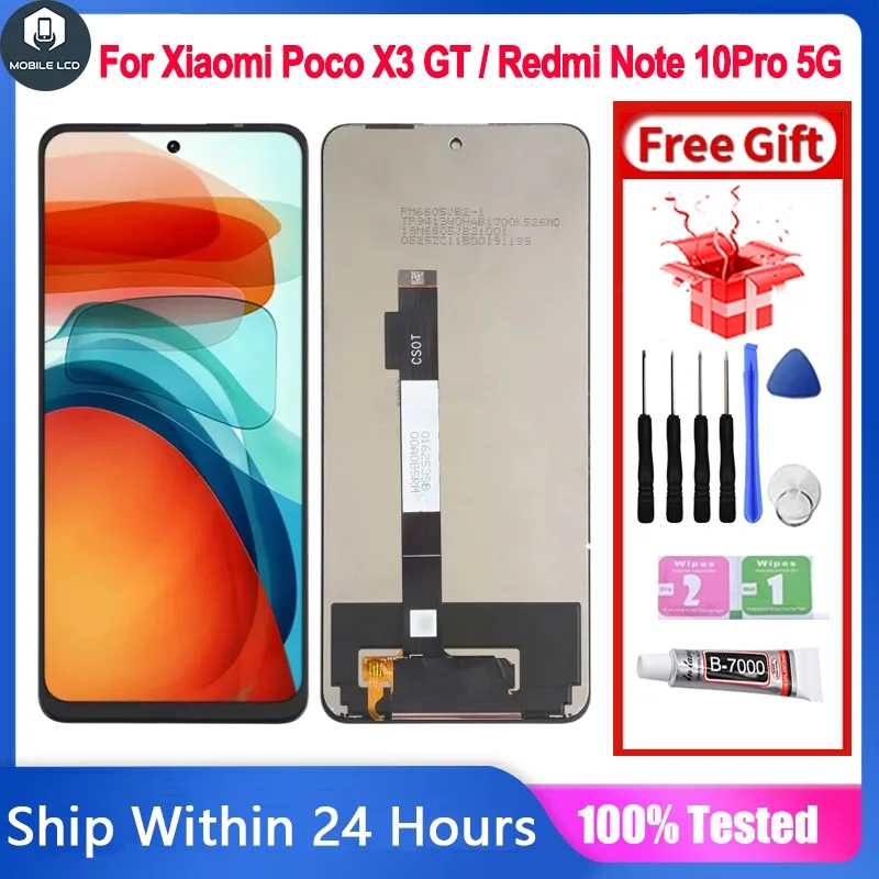 Xiaomi Redmi Poco X3gt Ekran Dokunmatik Orijinal Çıtasız Ürün (Çerçevesiz)