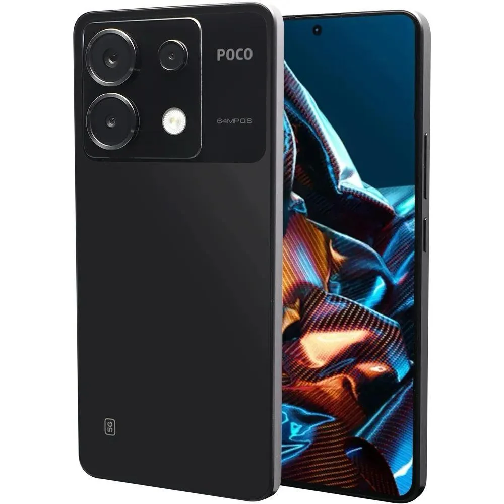 Xiaomi Redmi Poco X6 5G Çıtalı Ekran Dokunmatik Siyah SOFT OLED Kalite Ekran
