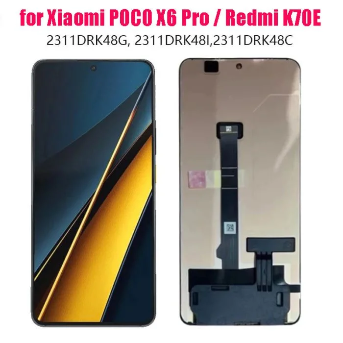 Xiaomi Redmi Poco X6 Pro Ekran Dokunmatik A Plus Kalite Ürün Çıtasız (Çerçevesiz)