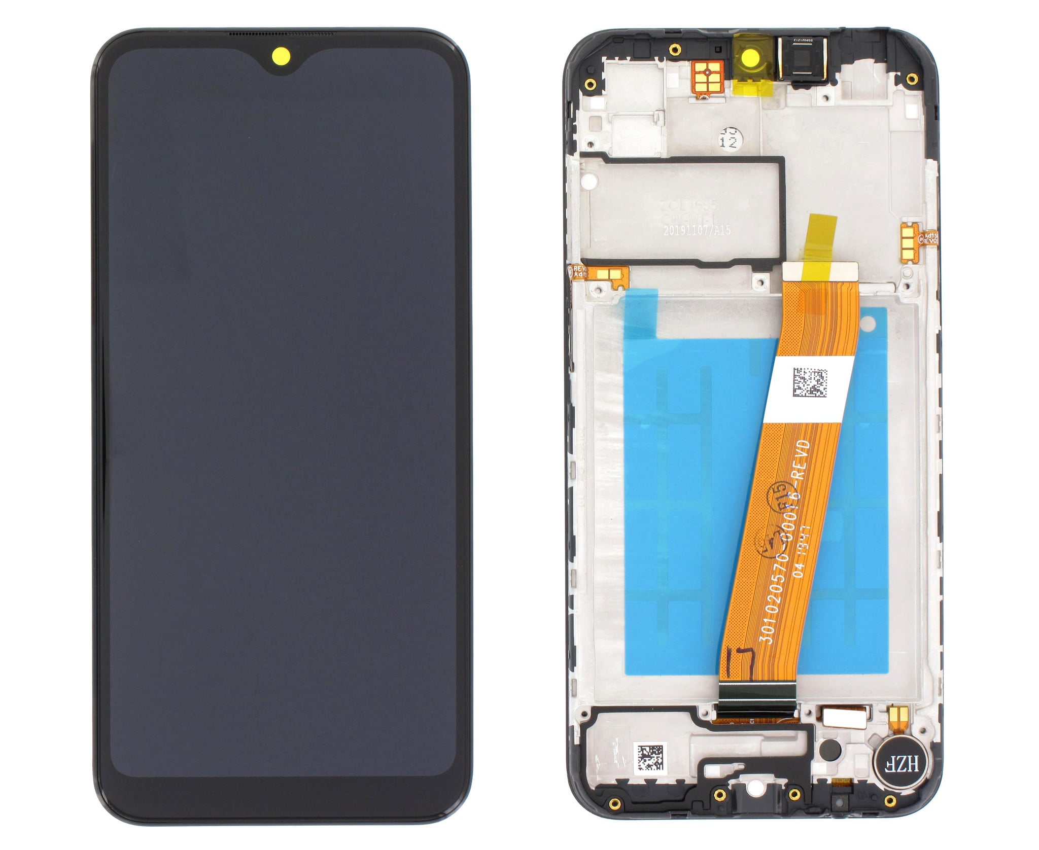 Samsung A01 2020 A015 F Serisi HK Servis Ekran Dokunmatik Siyah