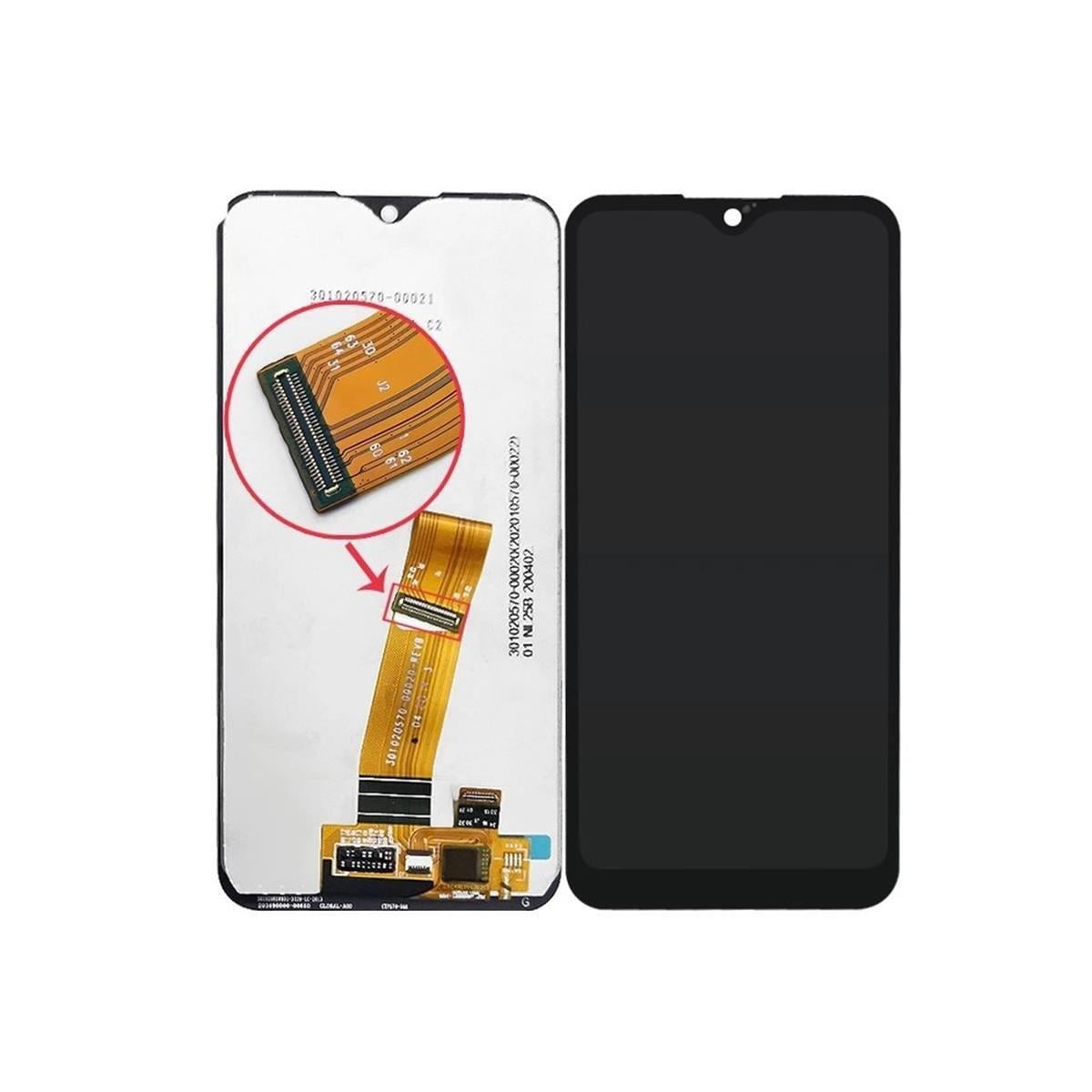 Samsung A01 2020 A015 M Serisi HK Servis Ekran Dokunmatik Siyah
