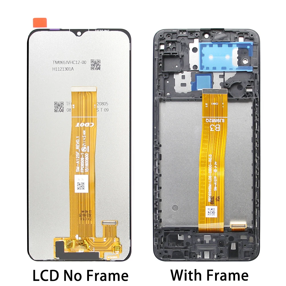 Samsung A02 A022 M12 M127 A12 A125 A127 A32 5G Hk Servis Ekran Dokunmatik Siyah