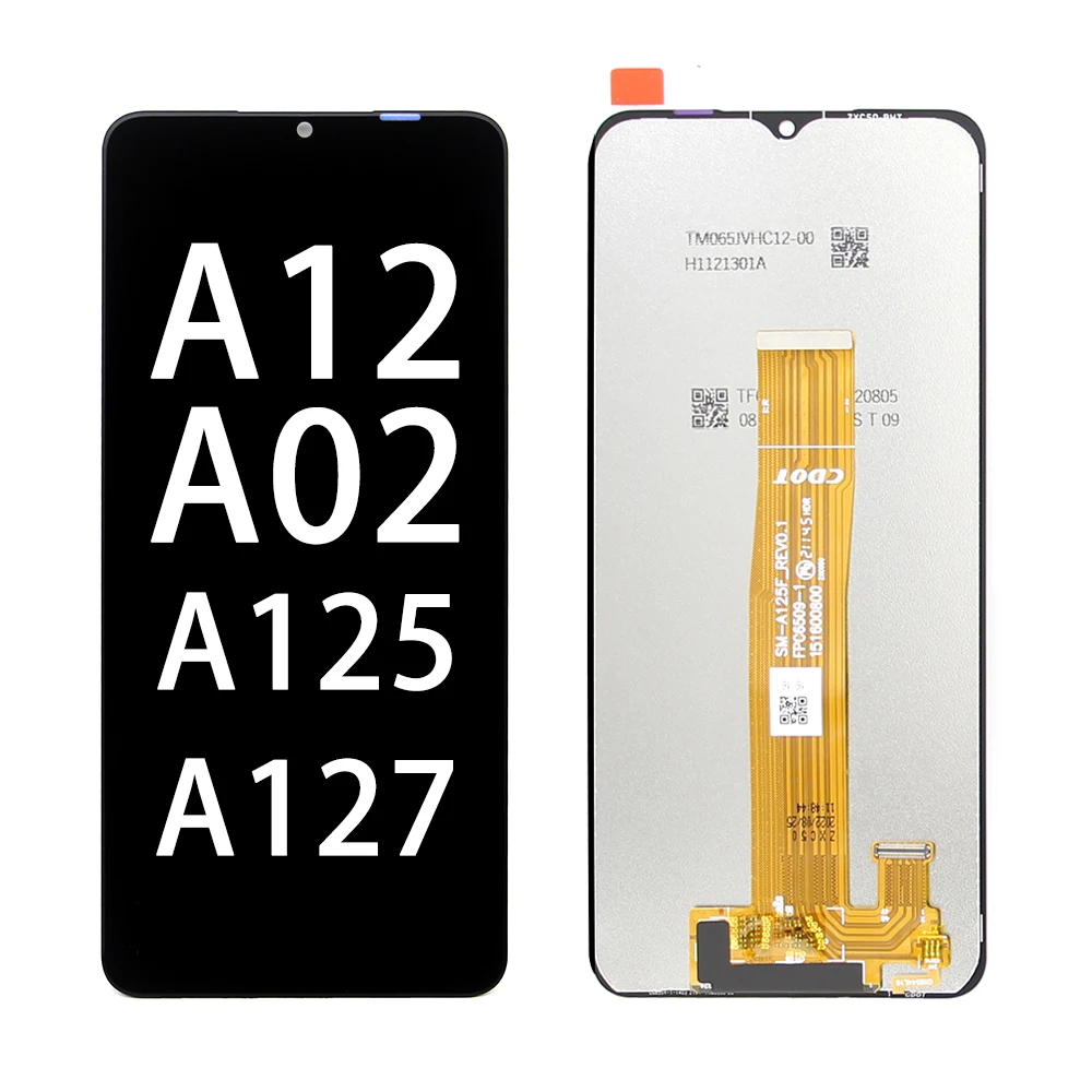 Samsung A02 A022 M12 M127 A12 A125 A127 A32 5G Hk Servis Ekran Dokunmatik Siyah