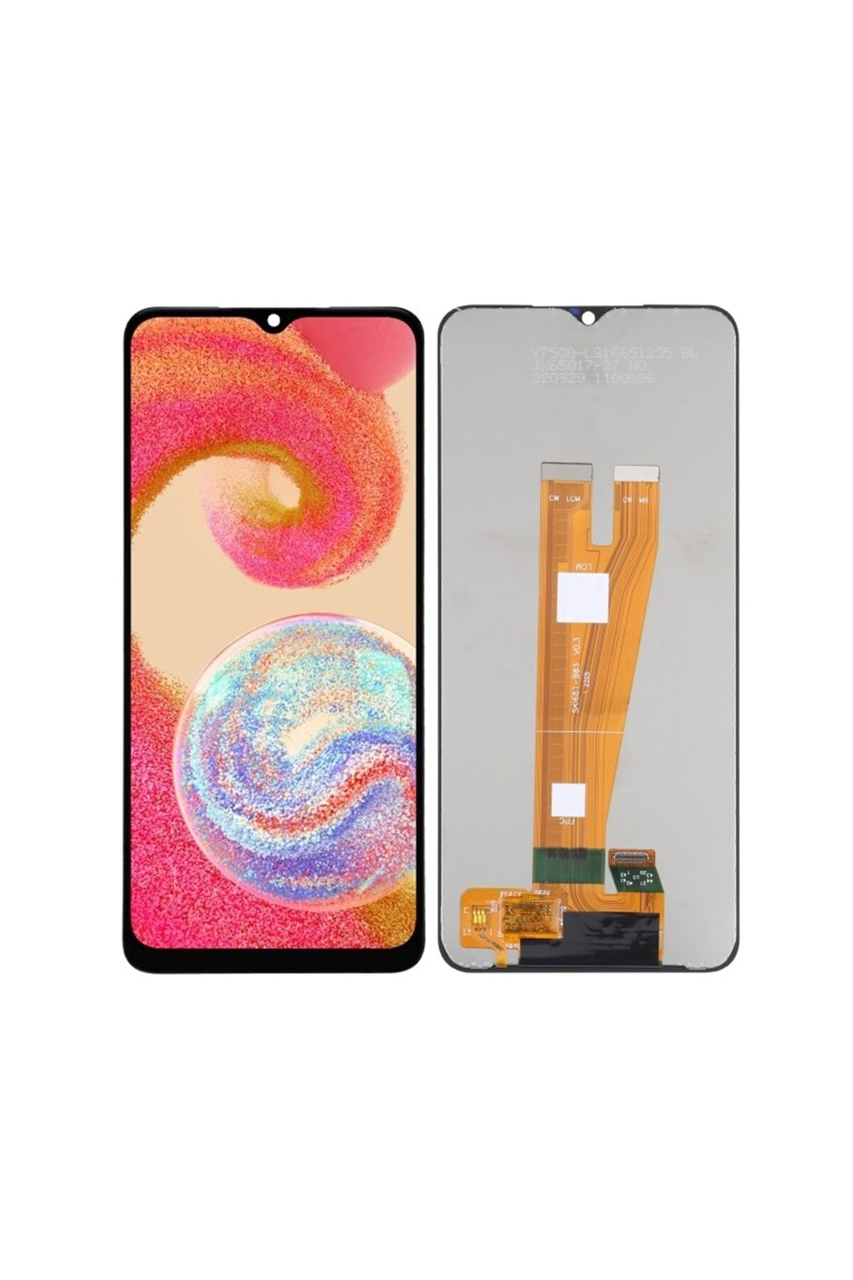 Samsung A04 A045 Hk Servis Ekran Dokunmatik Siyah
