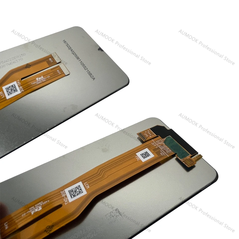 Samsung A07 A075 Çıtalı Ekran Dokunmatik Siyah