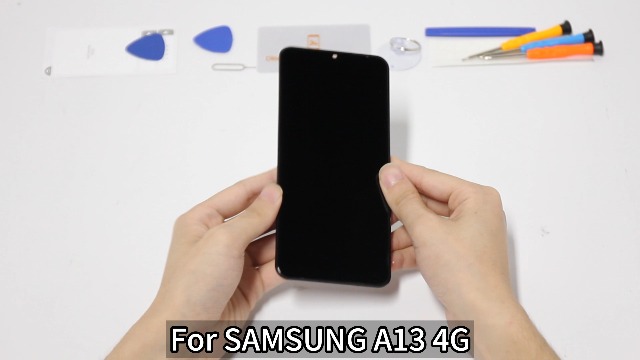 Samsung A13 A135 Hk Servis Çıtalı Ekran Dokunmatik Siyah