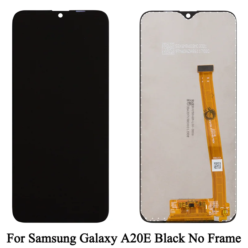 Samsung A20E A202 Ekran Dokunmatik Siyah
