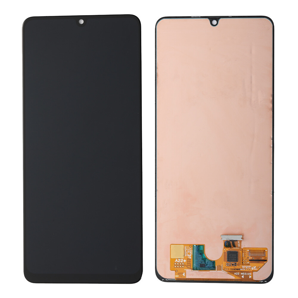 Samsung A22 A225 4G Oled Çıtalı Ekran Dokunmatik Siyah Org Size