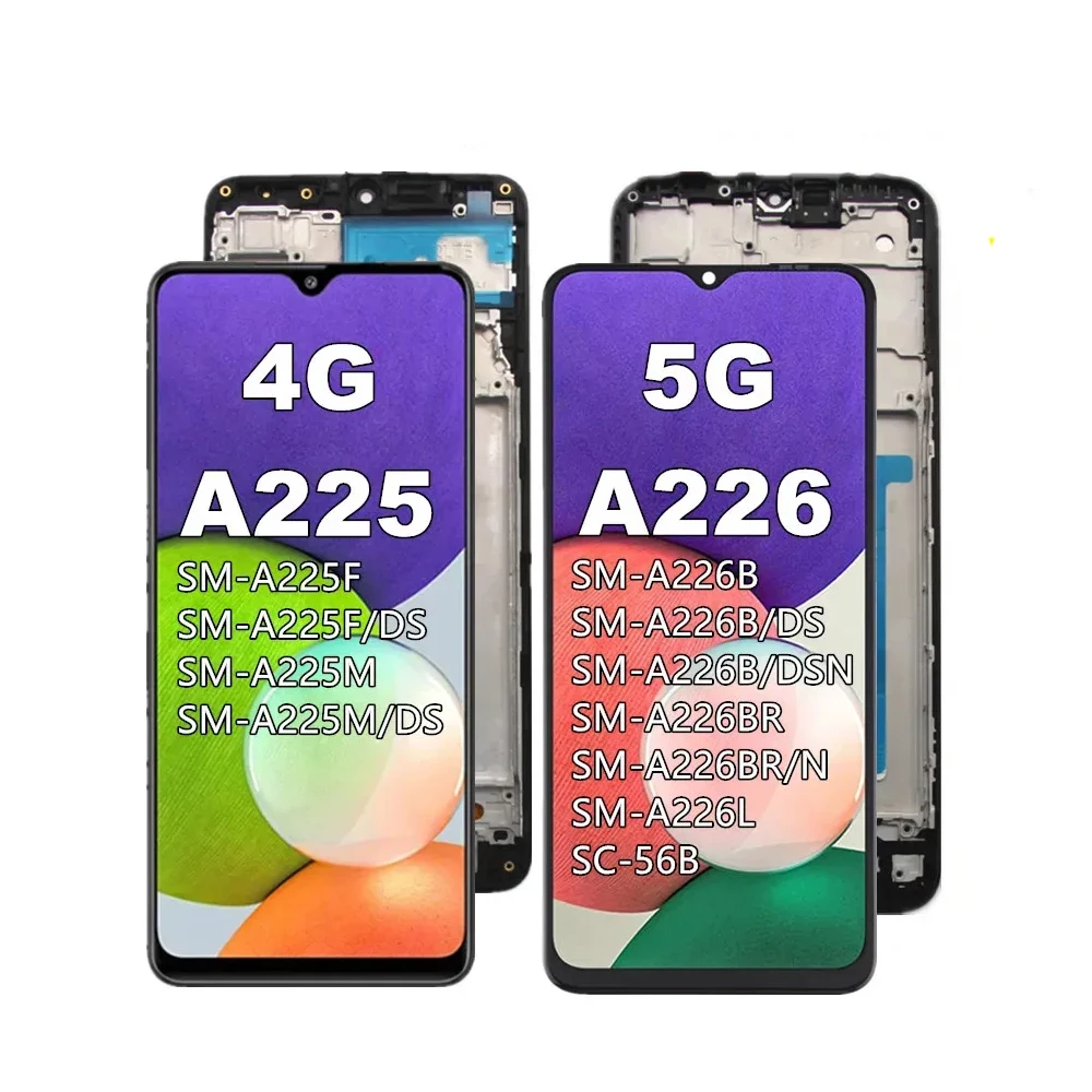 Samsung A22 A225 4G Oled Ekran Dokunmatik Siyah Org Size