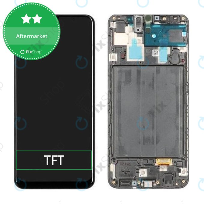 Samsung A30 A305 TFT Çıtalı Ekran Dokunmatik Siyah