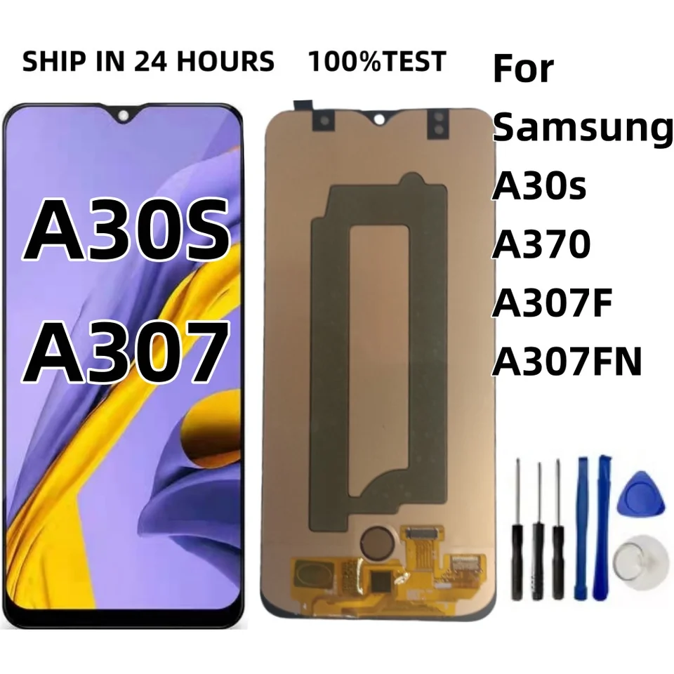 Samsung A30S A307 Tft Çıtalı Ekran Dokunmatik Siyah