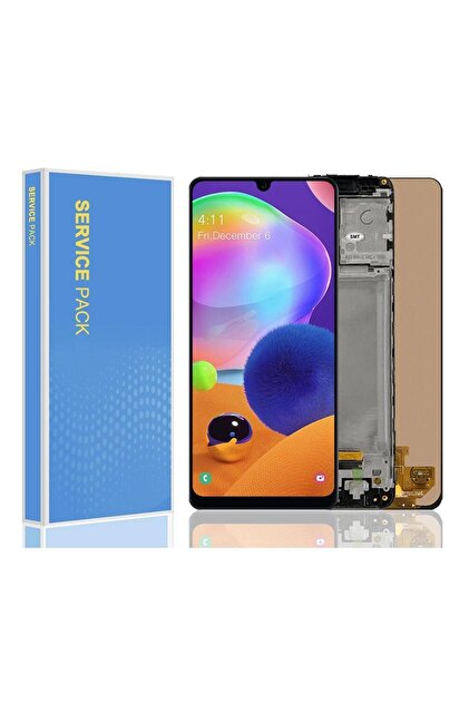 Samsung A31 A315 Alfa Çıtalı Ekran Dokunmatik Siyah