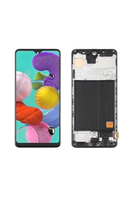 Samsung A51 2020 A515 Big Çıtalı Ekran Dokunmatik Siyah