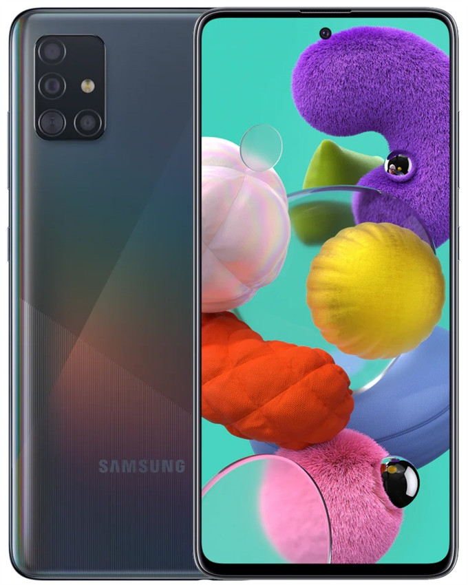 Samsung A51 2020 A515 Big Çıtalı Ekran Dokunmatik Siyah