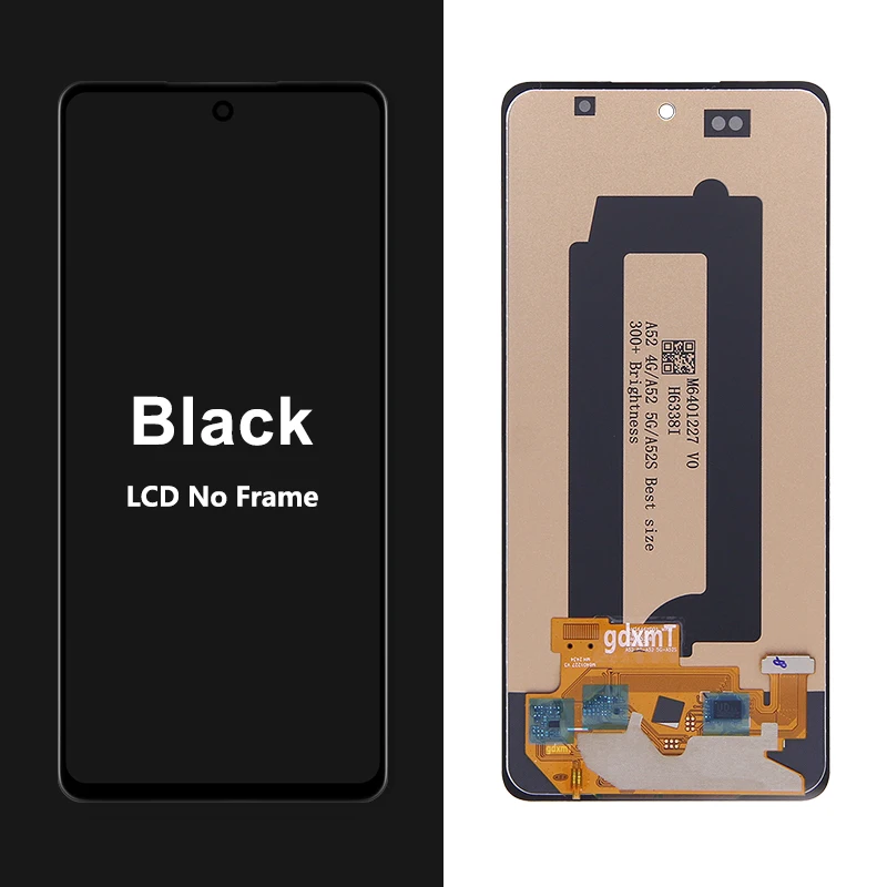 Samsung A52 A525 A52S A528 Big Çıtalı Ekran Dokunmatik Siyah