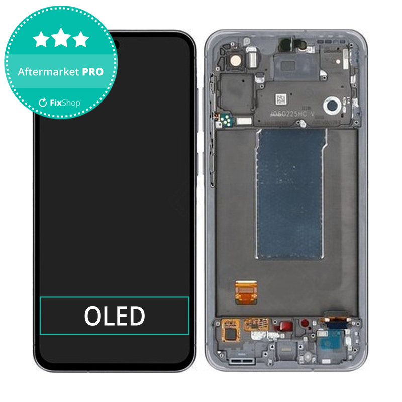 Samsung A56 A566 Çıtalı Oled Ekran Dokunmatik Siyah Big Size