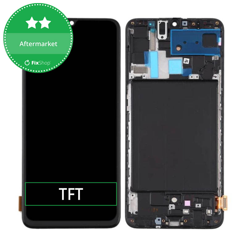 Samsung A70 A705 TFT Çıtalı Ekran Dokunmatik Siyah