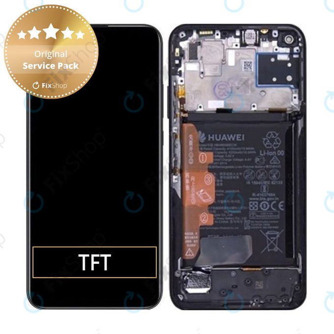 Huawei P40 Lite HK Servis Ekran Dokunmatik Siyah