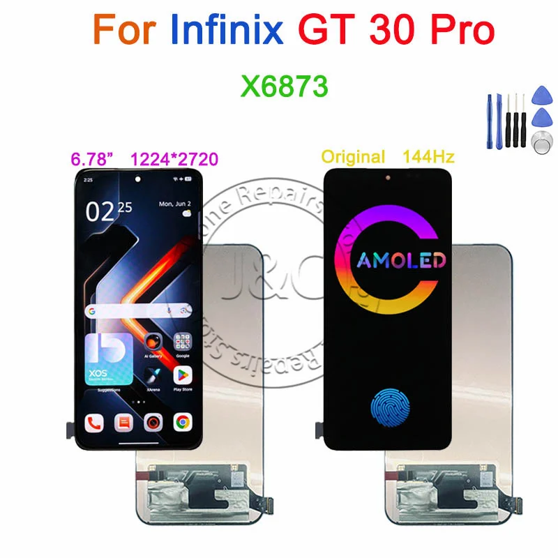 İnfinix GT30 Pro Çıtalı Ekran Dokunmatik Org