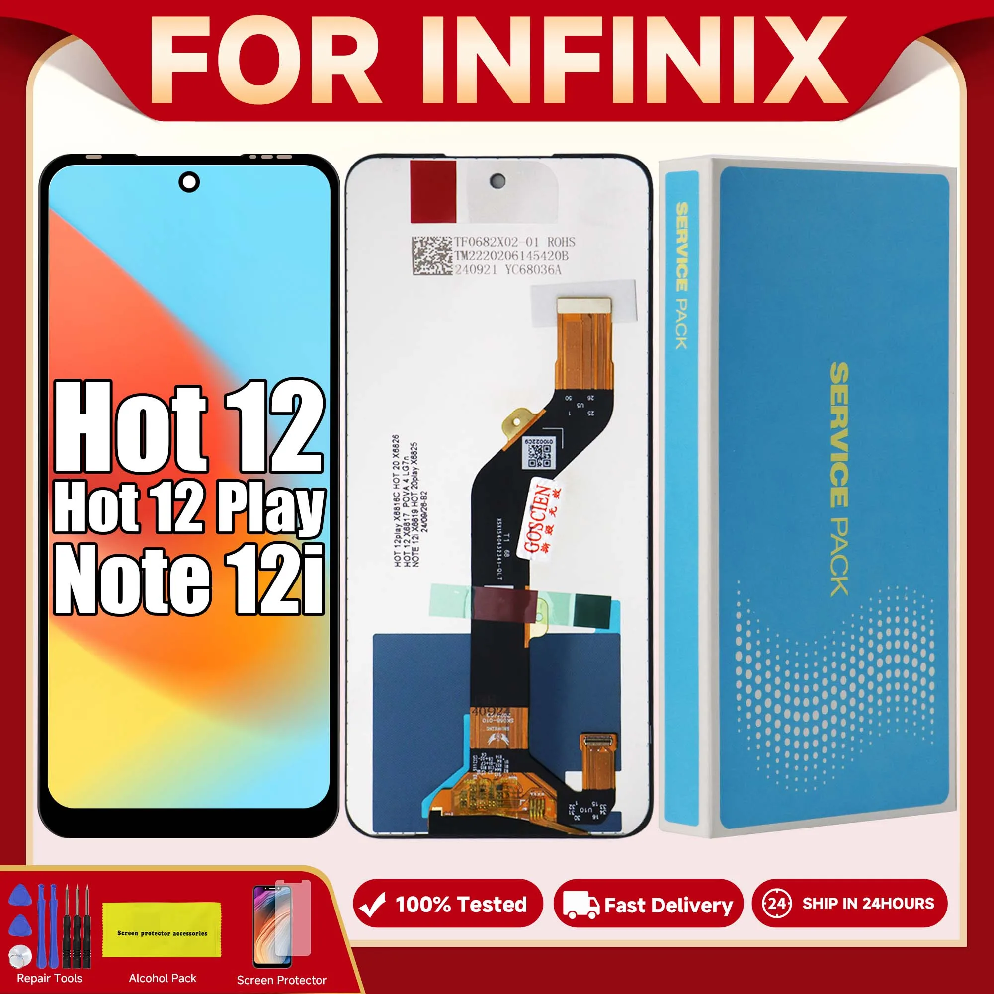 İnfinix Hot 12 Play Note 12İ Ekran Dokunmatik