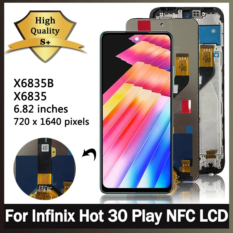 İnfinix Hot 30 X683 Çıtalı Ekran Dokunmatik
