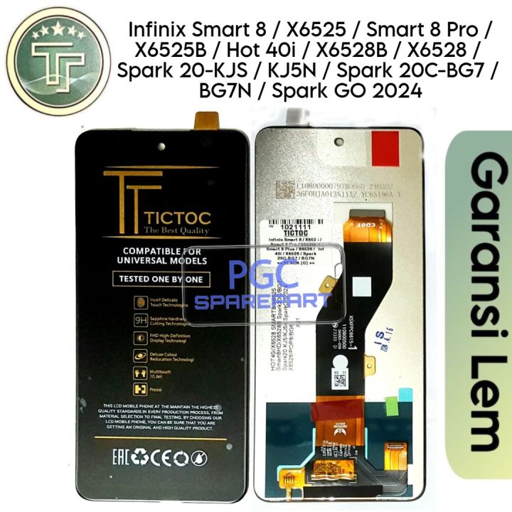 İnfinix Hot 40İ X6528 Spark Go 2024 Spark 20C Smart 8 Ekran Dokunmatik
