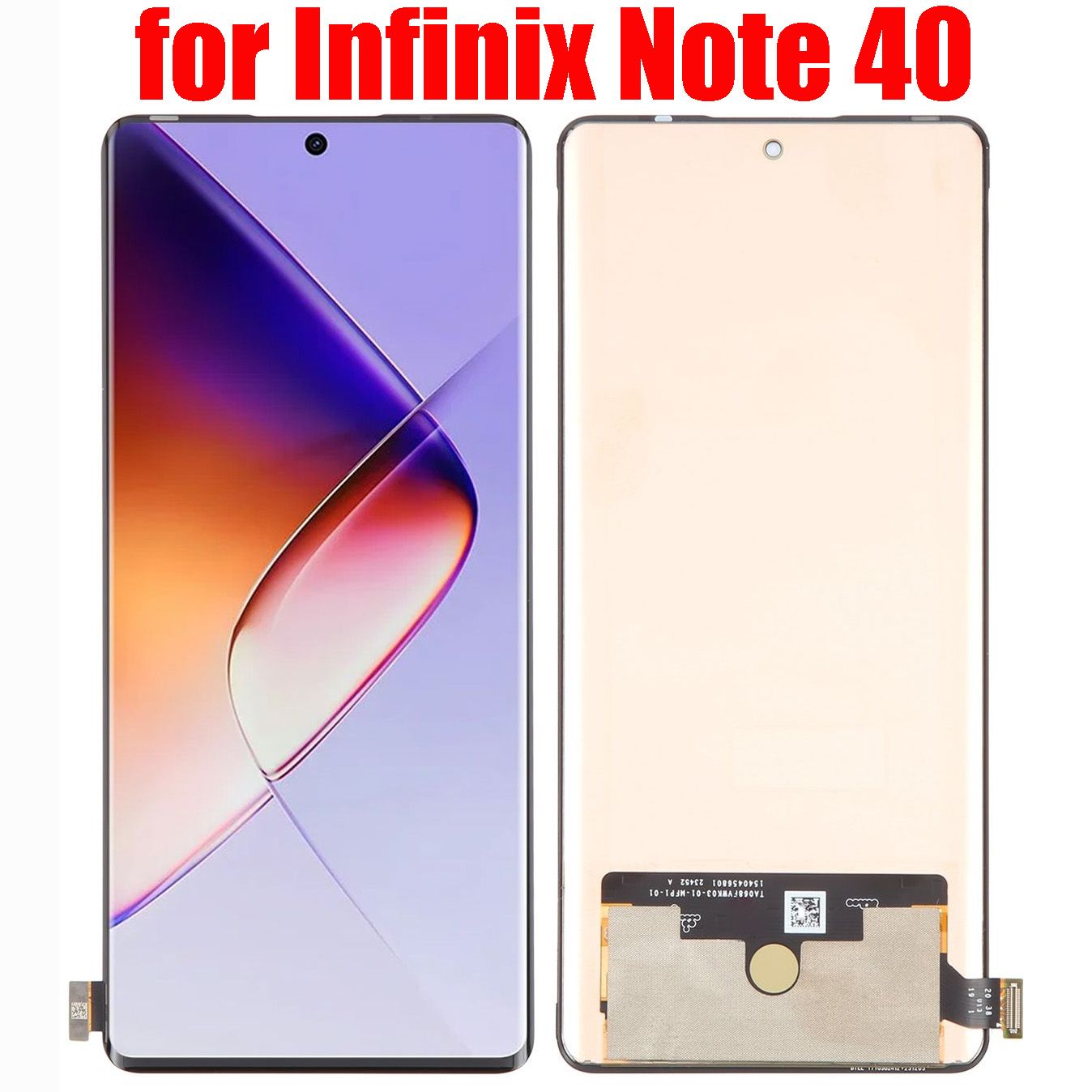 İnfinix Note 40 Çıtalı Ekran Dokunmatik Org