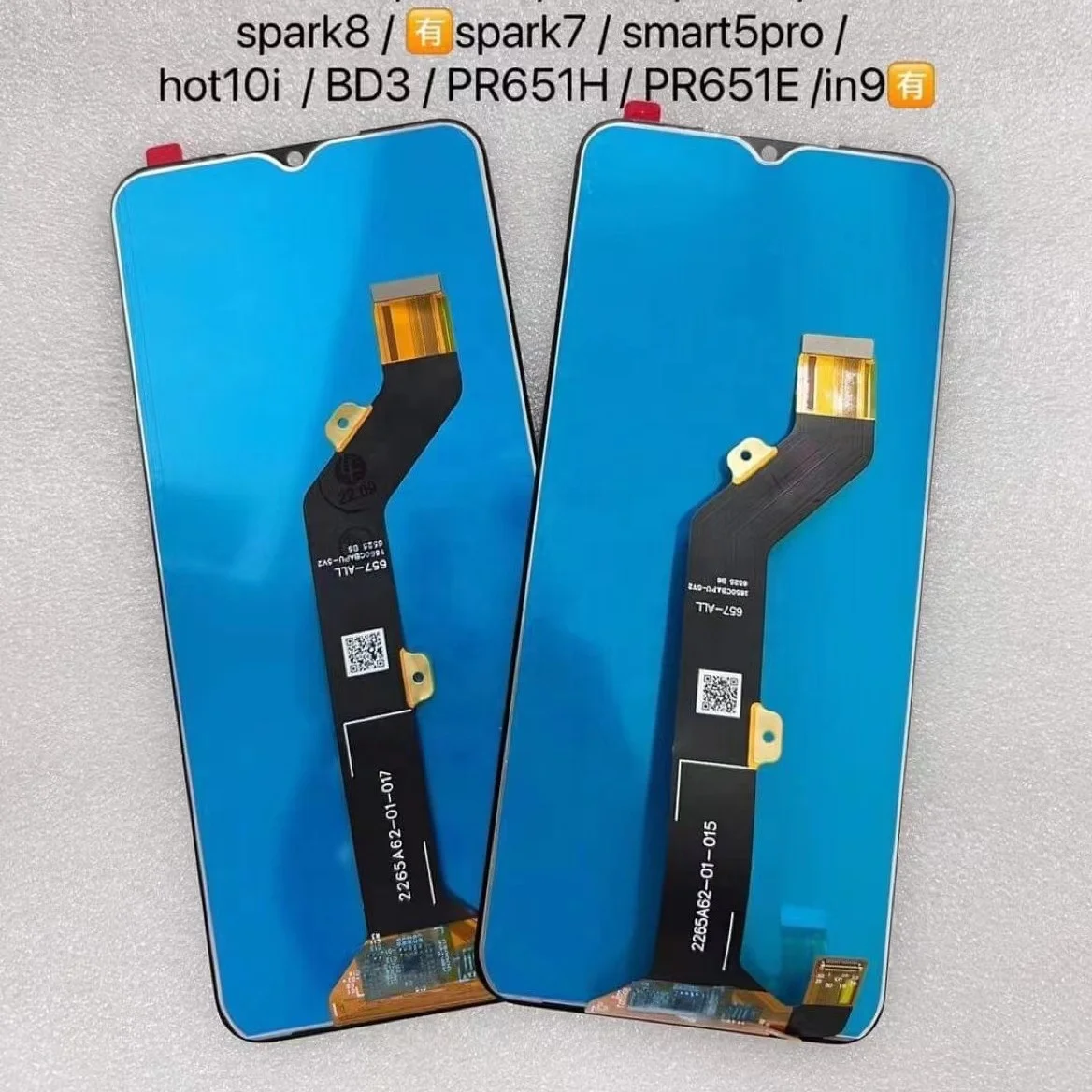 infinix Smart 5 Spark 6 Go Hot 10 Lite X657 Ekran Dokunmatik
