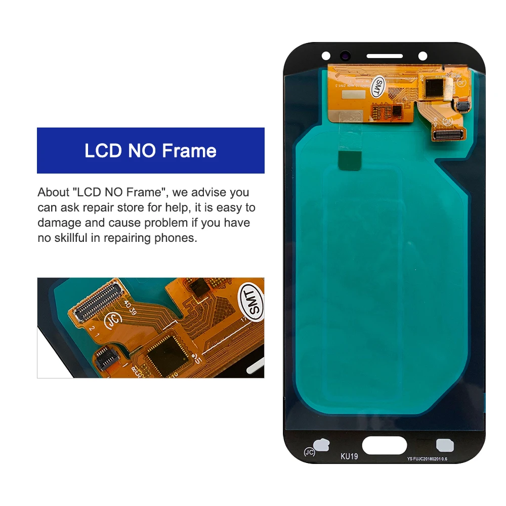 Samsung J7 Pro J730 Ekran Dokunmatik SkyBlue