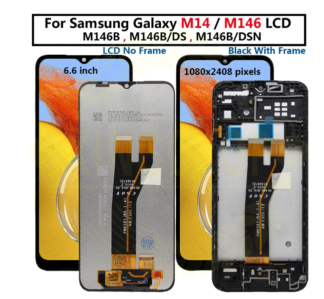 Samsung M14 M146 5g Ekran Dokunmatik Siyah