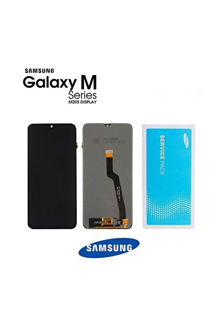 Samsung M20 M205 HK Servis Ekran Dokunmatik Siyah