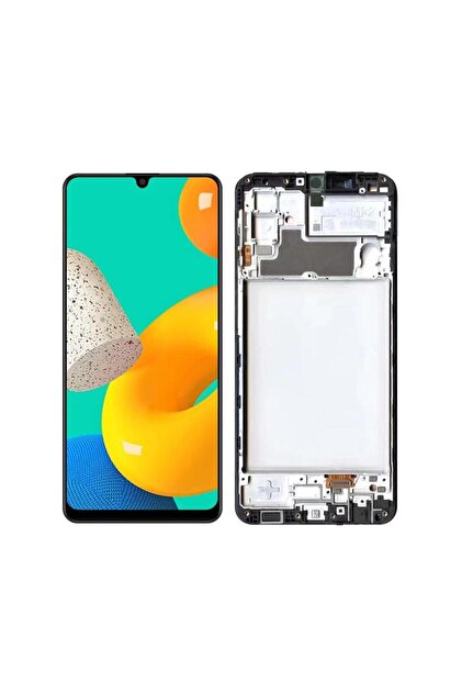 Samsung M32 M325 Çıtalı Alfa Ekran Dokunmatik Siyah