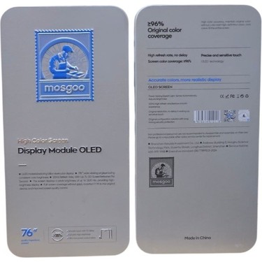 Mosgoo Marka Iphone 15 Hard Oled Ekran Dokunmatik