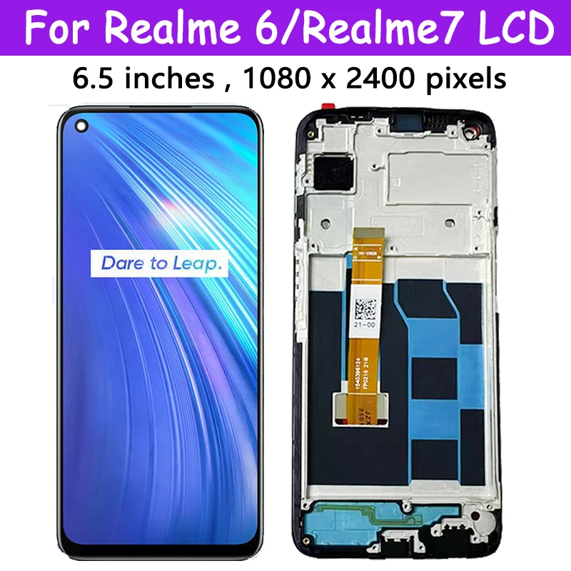 Mosgoo Marka Oppo Realme 6 Realme 7 Ekran Dokunmatik