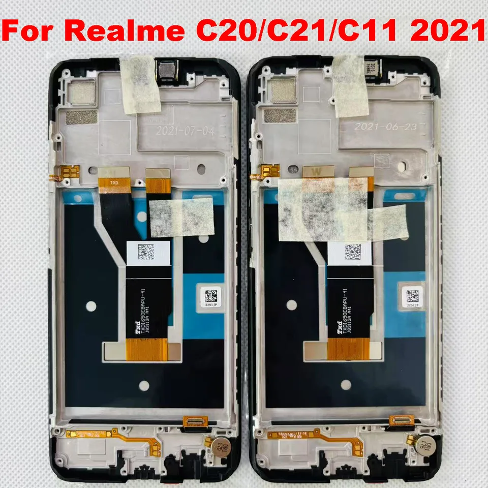 Mosgoo Marka Oppo Realme C11 2021 C20 C21 Ekran Dokunmatik