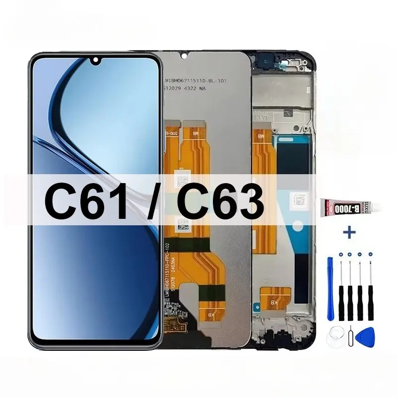 Mosgoo Marka Oppo Realme C61 C63 Note 60 Ekran Dokunmatik
