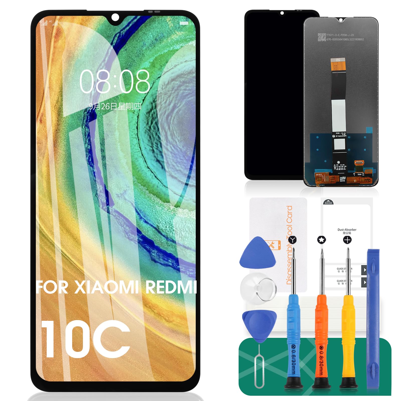 Mosgoo Marka Redmi 10C Poco C40 Ekran Dokunmatik