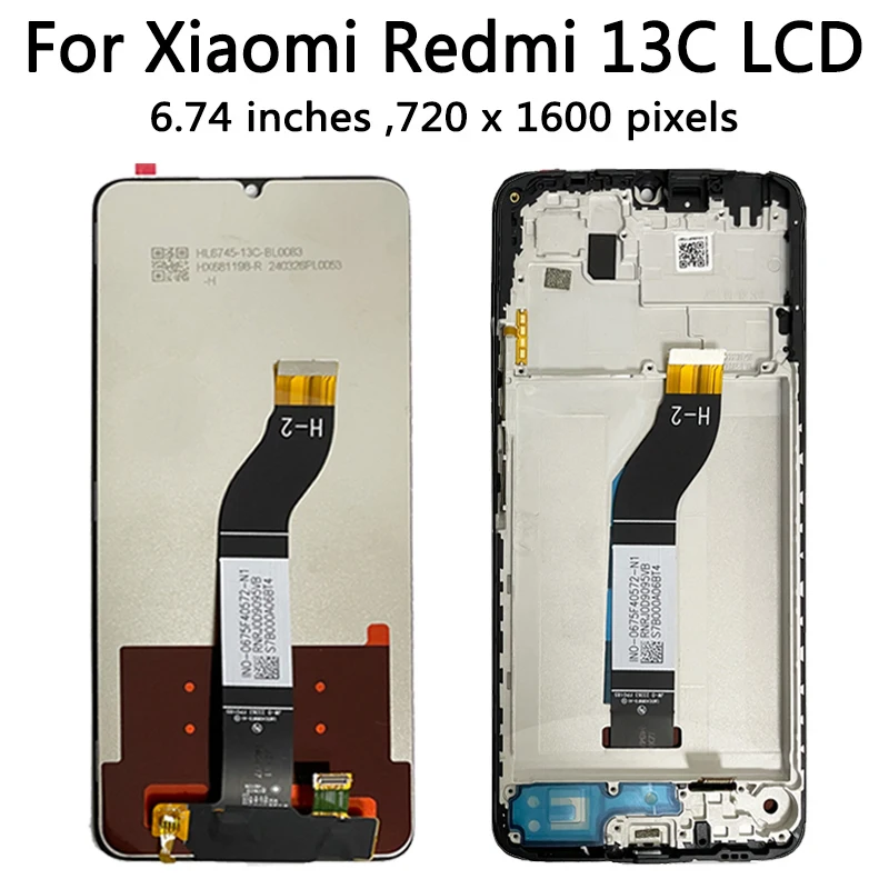 Mosgoo Marka Redmi 13C Çıtalı Ekran Dokunmatik