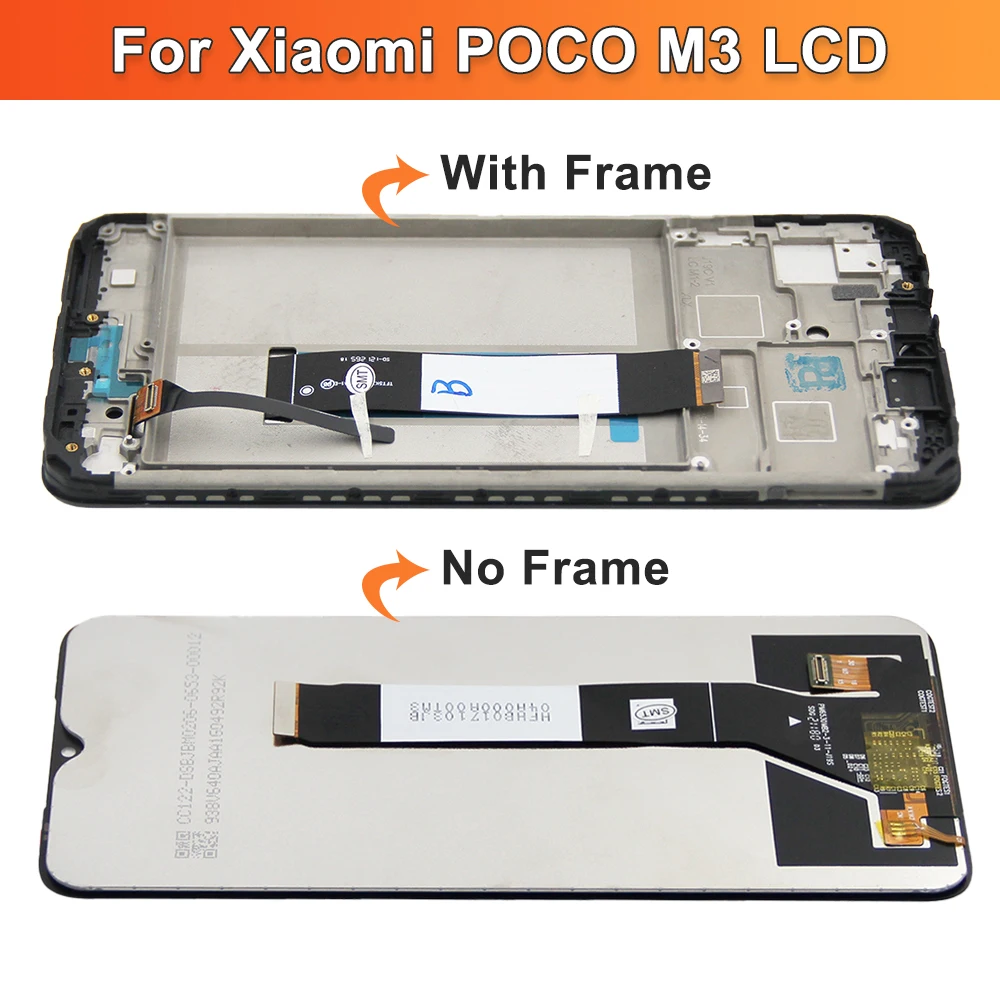 Mosgoo Marka Redmi 9T Poco M3 Çıtalı ACC Ekran Dokunmatik