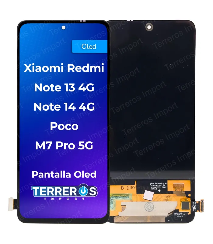 Mosgoo Marka Redmi Note 13 Note 14 Poco M7 Pro Oled Ekran Dokunmatik