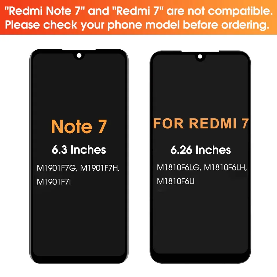 Mosgoo Marka Redmi Note 7 Ekran Dokunmatik