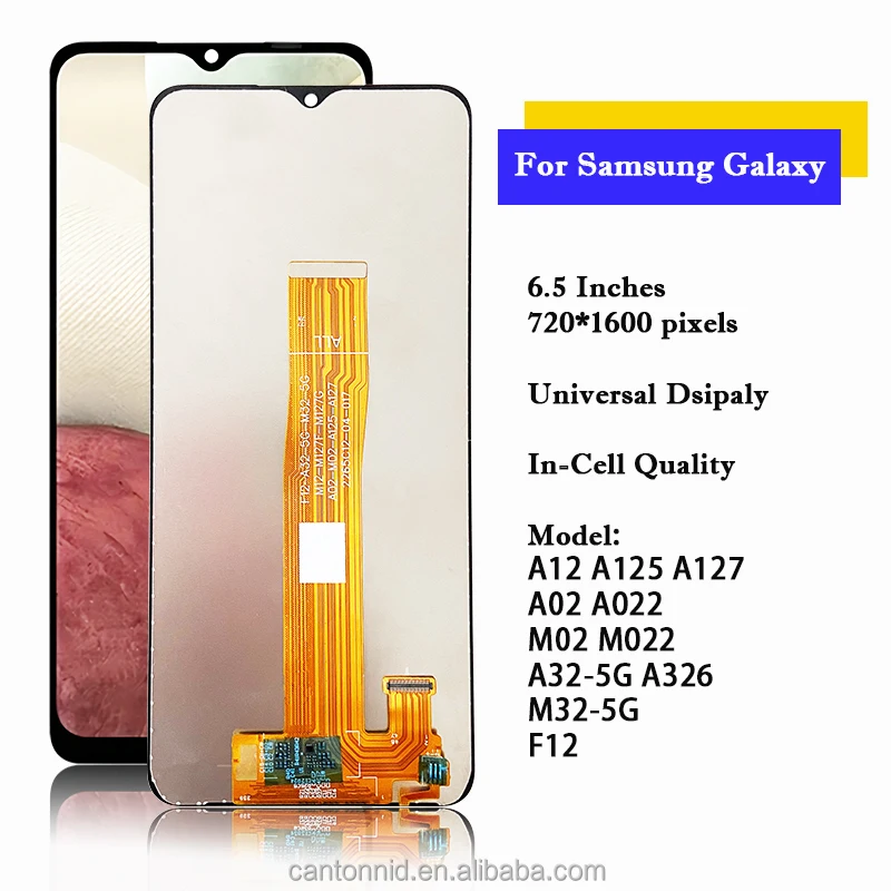 Mosgoo Marka Samsung A02 A022 A12 A125 A127 M12 M32 5G A32 5G Ekran Dokunmatik